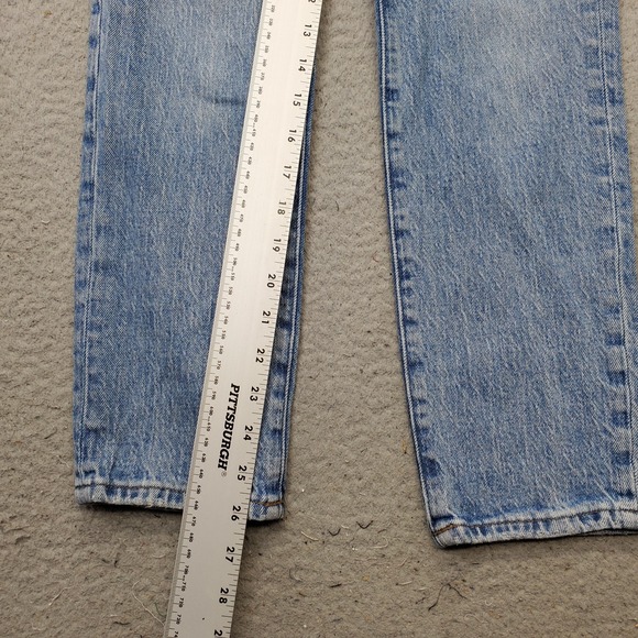 Vintage Madewell Perfect Straight Jeans Womens 24 Blue Denim Stretch Regular Fit - Picture 4 of 10